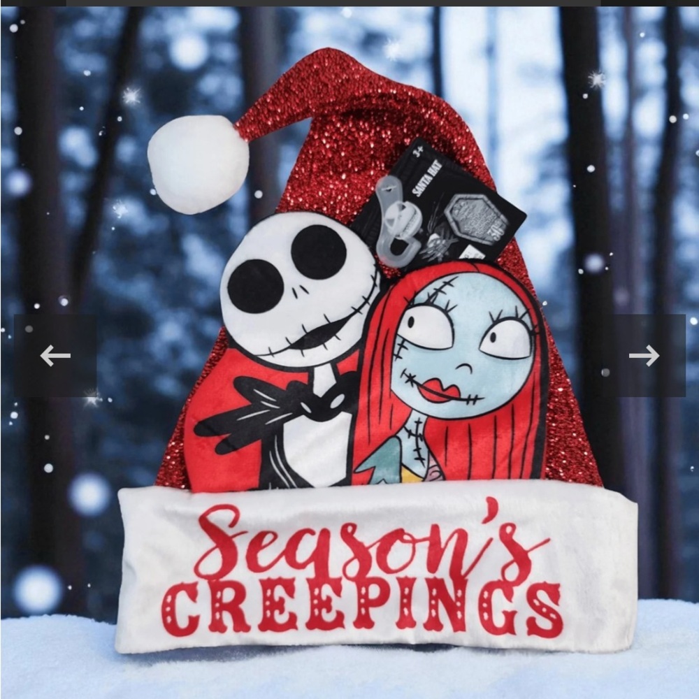 Disney Red and White Nightmare Before Christmas Hat